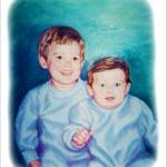 artist oil paintings commissioned the boys